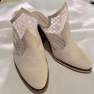 Kelsi Dagger Brooklyn western style mesh lace heels